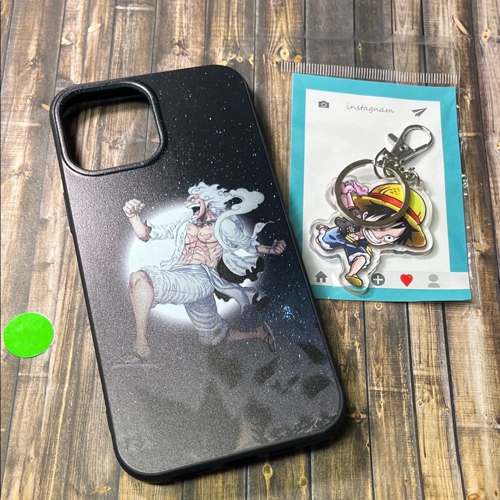 5for$10 iPhone 12 Pro Max Phone Case Anime One Piece Monkey D. Luffy